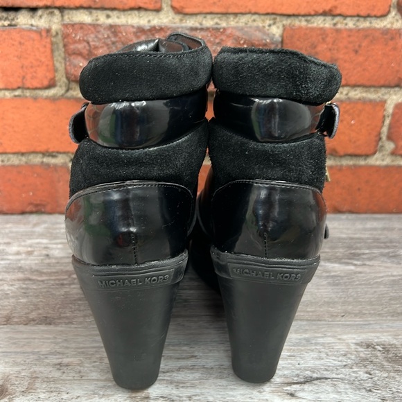 MICHAEL Michael Kors Platform Wedge High Top Sneakers ASO Ariana Grande - Picture 3 of 15